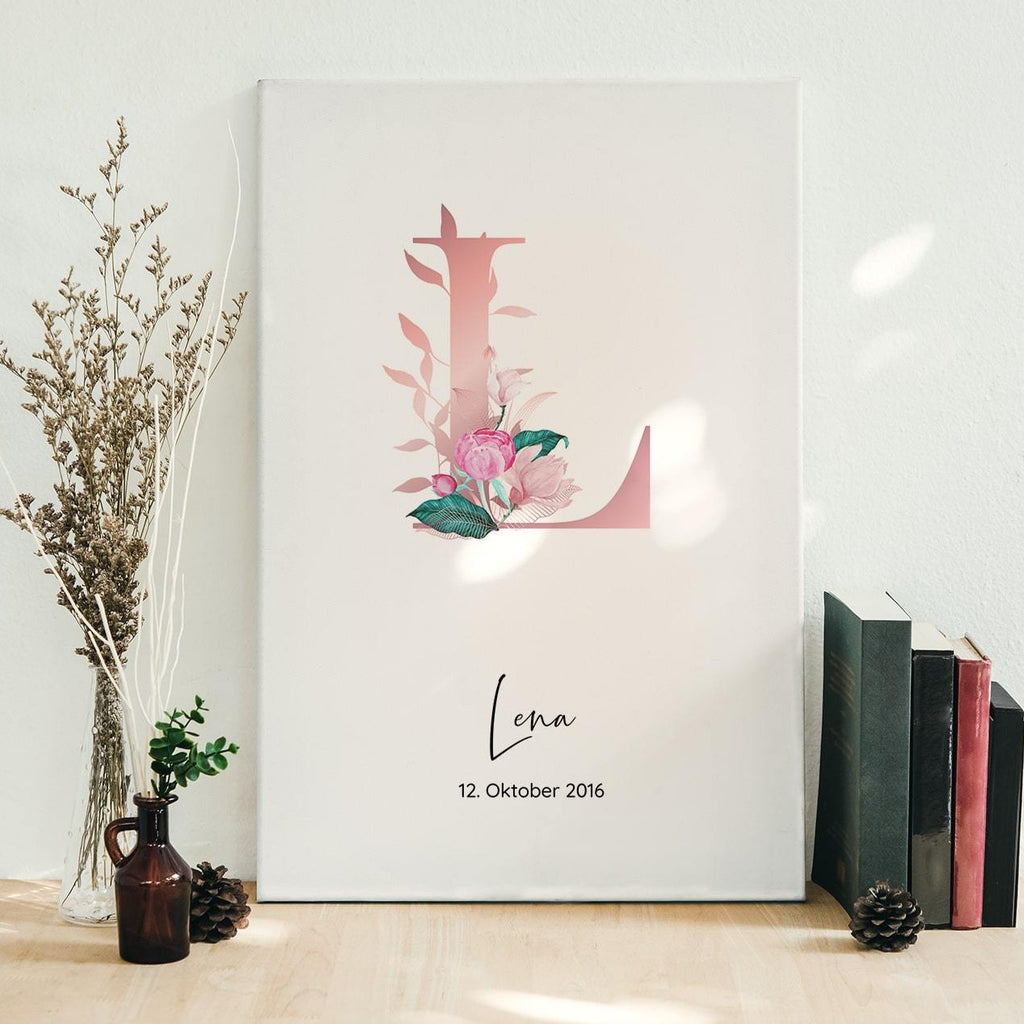Rosé Initial - Poster & Leinwand